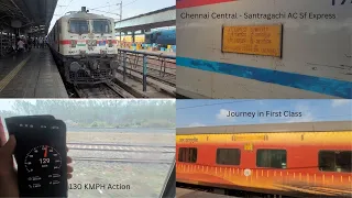 22808 Chennai - Santragachi AC Sf Express Full Journey (Part 1) | Chennai to Rajamundry Journey