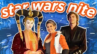 STAR WARS NITE! Meeting ANAKIN, AMIDALA, LUKE & LEIA! 💫 Disneyland Vlog 2023
