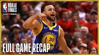 WARRIORS vs RAPTORS | Unbelievable Finish at Scotiabank Arena | NBA Finals Game 5