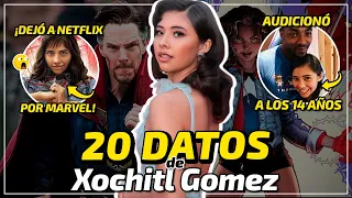 20 Curiosidades de XOCHITL GOMEZ - "America Chavez en Doctor Strange 2" | (Marvel)