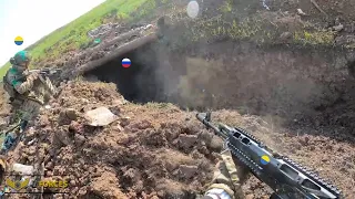 Putin Panic!! Ukrainian Frontline Troops Clear Russian Military Hideout Trenches in Zaporizhzhia