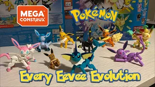 Mega Construx Pokemon Eevee and Evolutions Set Review