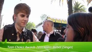 Justin Bieber - Mia Interview - Teen Choice Awards 2011