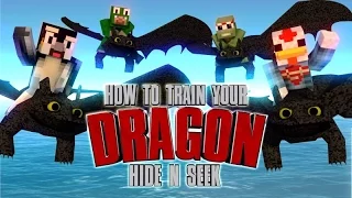 Minecraft | MORPH HIDE AND SEEK - How To Train Your Dragon Mod! (TOOTHLESS MOD)!