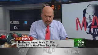 Jim Cramer reacts to acquisitions from Nvidia, Gilead Sciences