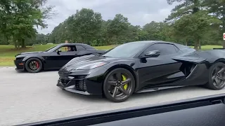 C8 Z06 VS Hellcat Redeye - Roll Race