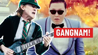 ACDC Songs: Angus Young Plays Gangnam Style! #AngusYoung #ACDC #AC/DC