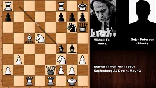 Mikhail Tal vs Sejer Holm Petersen (1970)