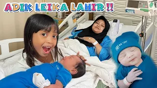 ADIK BAYI SUDAH LAHIR ‼️ PERTAMAKALI LEIKA LIHAT ADIK NYA