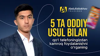 5 ta oddiy usul bilan qo`l telefoningizdan kamroq foydalanishni o`rganing!