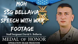 MOH SSG Bellavia Speech with War Footage