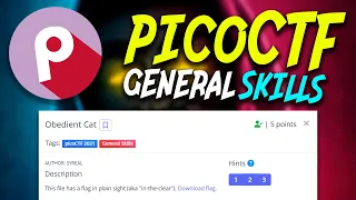 picoCTF Capture the Flag for beginners - picoGym Practice Challenges - Obedient Cat