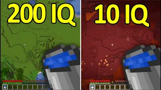 200IQ vs 10IQ Minecraft Plays #11