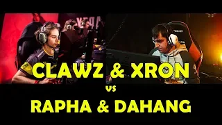 Clawz, Xron vs. Rapha, Dahang 2v2 custom games in EU (Clawz POV)