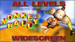 Monkey Ball Arcade - All Levels in Widescreen (1080p 60fps)