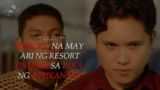 Panget na May Ari ng Resort, Tinulak sa Pool ng Aplikante!