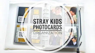 🦊🖤SKZ photocard's ORGANISATION | Организация биндера с картами STRAY KIDS + коллекция карт ЧОНИНА