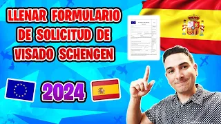 COMO LLENAR FORMULARIO DE SOLICITUD VISADO SCHENGEN // DOCUMENTO PARA SOLICITAR VISA A ESPAÑA (2022)