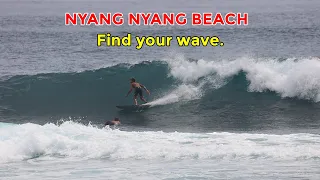 Find your wave.|| NYANG NYANG BEACH || BALI SURF || ULUWATU