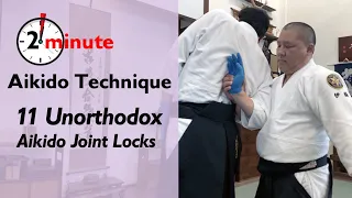 11 Unorthodox Aikido Joint Locks - The Aiki Dojo 2 Minute Technique #aikido #jointlocks #budo