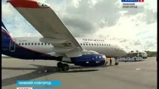 Sukhoi Superjet 100 (SSJ100) совершил первый рейс Москва - Нижний Новгород | 17.06.2011