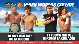 CEO 2018: CEO x NJPW GOLDEN LOVERS vs TETSUYA NAITO & HIROMU TAKAHASHI