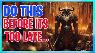 Diablo 4 Players DO THIS BEFORE ITS TOO LATE (GOD TIER items you wont be get again) IMPORTANT