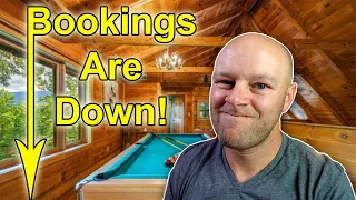 Airbnb bookings are WAY DOWN! Here's why and changes I'm making to get more Airbnb bookings!