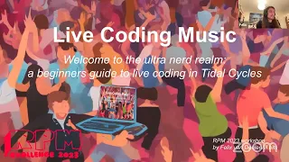 Workshop: Live Coding Music with Tidal Cycles with Felix van Deelen