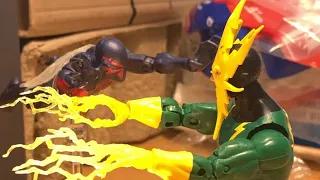 Spiderman 2099 destroys Electro (RIP Electro) stop motion