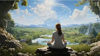 Meditation in a Meadow with a Woman for Better Sleep:528Hz, Alpha, Beta, Theta Waves