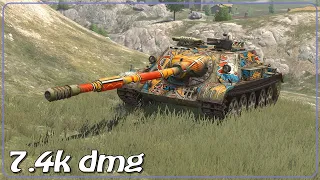 SU-122-54 • 4 frags • 7.4k dmg • WoT Blitz