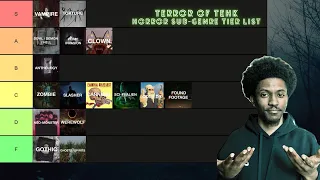 Horror Sub-Genres | Tier List