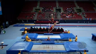 People's Republic of China 1 (CHN) W - 2017 Trampoline Worlds, Sofia (BUL) - Qualif Synchro R1