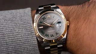 The GORGEOUS Rolex Datejust 41 126333 Wimbledon dial