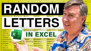 Excel - Generate Random Letters in Excel - Episode 1698