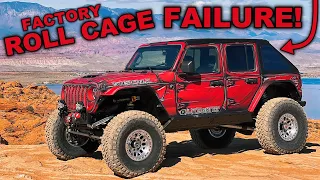 Our FACTORY ROLL CAGE IS FAILING on our Jeep Wrangler!