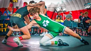 125 – Braxton Vest {G} of Westfield IN defeated Trevor Hott {R} of IN Outlaws by Dec 5–4