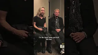 Tommy Shaw tells a funny story about leather pants. #shorts