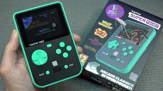 Nostalgia Budget Taito Gaming Handheld .. Evercade Super Pocket 🦾