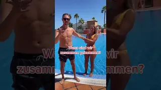 Beziehungsfragen😱Falsche Antwort=Pool🌊 Part3 #shorts #tiktok #jonathanschoeck #couple