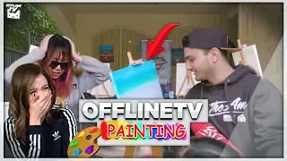DRUNK PAINTING CLASS W/ OFFLINETV ft. LILYPICHU, SCARRA, POKIMANE, FEDMYSTER & MORE