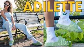 YEEZY SLIDE RIPOFF or NOT? Adilette Slides 2022 On Review and How to Style