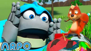 Litterbug Runs Amuck | ARPO | Educational Kids Videos | Moonbug Kids
