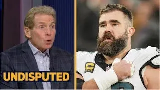 UNDISPUTED | Skip Bayless harsh reacts to Jason Kelce retires with an epic walk-away speech