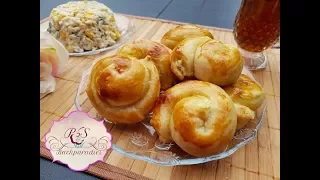 Schnecken Pogaca mit Käse ~ Peynirli Rulo Pogaca