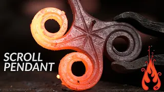 Blacksmithing - Forging a Scroll Pendant