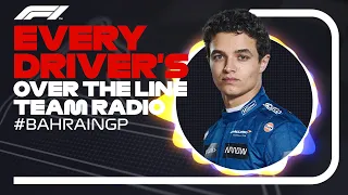 Every Driver's Radio At The End Of The Race | 2021 Bahrain Grand Prix