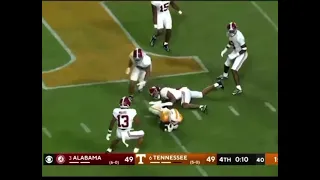 Final moments from Alabama vs Tennessee