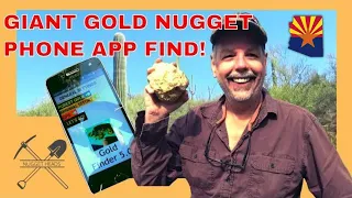 Giant Gold Nugget Found With Phone App!?!?